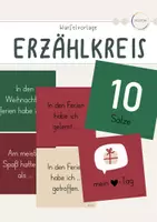 Vorschau - Anderer Materialtyp - Erzählen Würfelvorlage - Weihnachten #silvesterknaller24 - Deckblatt