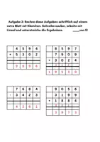 Vorschau - Test - Klassenarbeit: Addition und Subtraktion mit/ohne Übertrag - Seite 2