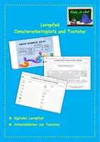 Vorschau - Arbeitsblätter - digitaler Lernpfad "Geräte am Computerarbeitsplatz und Tastatur" - Deckblatt