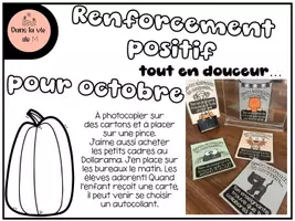 Aperçu - Affichage - Cartes OCTOBRE pour le renforcement ME - Page de couverture