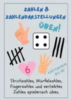 Vorschau - Spiele - Zahlen und Zahldarstellungen spielerisch bis 10 üben - Deckblatt