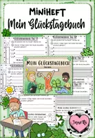 Vorschau - Arbeitsblätter - Glückstagebuch (für Klasse 2,3,4) - Deckblatt