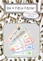 Vorschau - Arbeitsblätter - Die 4 Fälle Fächer: Eine schnelle Übersicht - Deckblatt