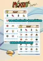 Vista previa - Unidades / Secuencias / Situaciones de Aprendizaje - México - Parte 1 de 4 - Vocabulario - Cultura - Comida - Música - página 3