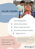 Vorschau - Unterrichtsreihen - Alles Medien_Medienprojekt für die Klassen 3 und 4 - Deckblatt