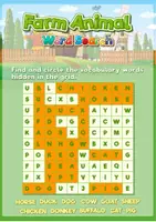 Vorschau - Stationenlernen - Suchsel Englisch TIERE - Farm Animals - word search puzzle 2 || Englisch Freiarbeitsmaterial - Englisch Vertretung - Seite 3
