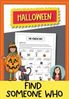 Vorschau - Arbeitsblätter - Halloween Sprechübung: Mingle-Aktivität mit Past Simple & Going to-Future (Englisch) - Deckblatt