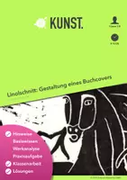 Vorschau - Klassenarbeiten - Linoldruck-Buchcover Klassenarbeit / weitere Werkanalyse - Deckblatt