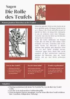 Vorschau - Arbeitsblätter - Sagen erzählen: welche Rolle spielt der Teufel in Sagen? - Seite 1