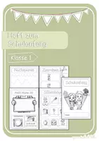 Vorschau - Mal- und Bastelvorlagen - Heft zum Schulanfang - Deckblatt