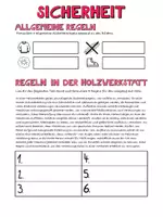 Vorschau - Arbeitsblätter - Sicherheit in der Holzwerkstatt - Materialpaket - Seite 2