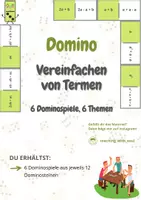 Vorschau - Spiele - Domino - Arbeiten mit Termen - Deckblatt