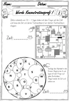 Vorschau - Arbeitsblätter - Werde Konzentrationsprofi in der 4./5. Klasse, m. Lösungen - Seite 1