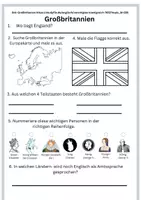 Vorschau - Arbeitsblätter - Deckblatt Englisch Einführung eine ganze Unterrichtstunde - Deckblatt