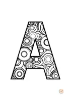 Vorschau - Mal- und Bastelvorlagen - Alphabet zum Ausmalen: ABC-Kreativheft - Seite 1