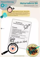 Vorschau - Anderer Materialtyp - Material-Liste für BK- Unterricht Kl. 1-10 - Deckblatt