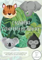 Vorschau - Poster - Dschungel Geburtstagskalender - Deckblatt