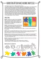 Vorschau - Arbeitsblätter - 4x Künstler inspirierte Kunststunden im Herbst - Kunst Materialpaket - Seite 1