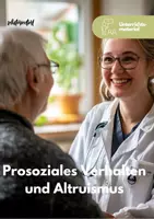 Vorschau - Unterrichtsreihen - Die Rolle des sozialen Umfeldes bei prosozialem Verhalten - Sparpaket - Seite 1