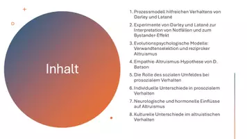 Vorschau - Präsentationen/Tafelbilder - Empathie-Altruismus-Hypothese von D. Batson - Präsentation - Seite 3