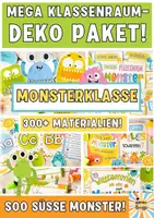 Vorschau - Poster - MONSTER-KLASSE: MEGA Fettes Klassenraum-Deko-Paket mit über 300 Materialien! - Deckblatt