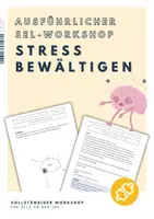 Vorschau - Stundenentwürfe - SEL Stressbewältigung - Vollständiger Workshop zum sozialen und emotionalen Lernen - Deckblatt