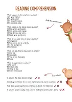 Vorschau - Arbeitsblätter - Autumn Worksheets - für den Englisch-/Nachhilfeunterricht - Seite 3