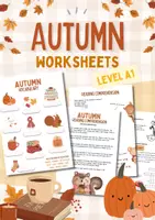 Vorschau - Arbeitsblätter - Autumn Worksheets - für den Englisch-/Nachhilfeunterricht - Deckblatt