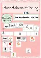 Vorschau - Bildkarten - Buchstabeneinführung Aa (Bildkarten) - Deckblatt