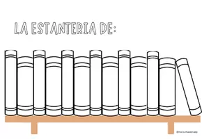 Vista previa - Hojas de trabajo - LA ESTANTERIA DE LIBROS DE MI AULA - página 1