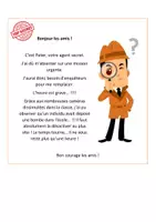 Aperçu - Jeux - Escape game agent secret - Page de couverture