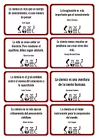 Vista previa - Tarjetas / Manipulativos - TARJETAS MOTIVADORAS CON GRANDES CIENTÍFICOS - página 1