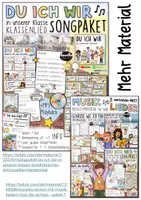 Vorschau - Poster - Du ich wir (in unserer Klasse) - Textkarten zum Klassenlied - Seite 1