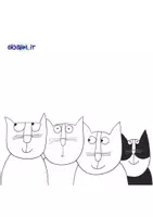 anteprima - Giochi - Colora i gatti di Nicoletta Costa - Pagina 1