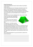 Vorschau - Arbeitsblätter - Die Erlebniserzählung Leitfaden Aufgaben Lösung - Seite 3