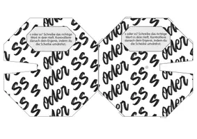 Vorschau - Fördermaterial/Inklusion - Lernscheibe s oder ss - Deckblatt