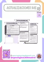 Vista previa - Para docentes: organización, planificación y formación - Actualizaciones RAE @oposinglescammadrid - Portada