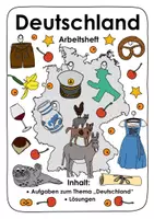 Vorschau - Arbeitsblätter - Deutschland. XXL Arbeitsheft (alle Bundesländer). Erdkunde/Sachkunde. Deutschland. - Deckblatt