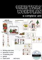 Vorschau - Stundenentwürfe - Christmas Unit - Deckblatt