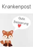 Vorschau - Bildkarten - Krankenmappe - Deckblatt und Mitteilungsblatt (mit oder ohne Klassentier) - Seite 3