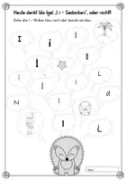 Vorschau - Arbeitsblätter - Optische und akustische Differenzierung Selbstlaute/ Vokale #homeschooling - Seite 2