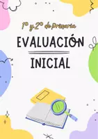 Vista previa - Hojas de trabajo - EVALUACIÓN INICIAL primero y segundo de primaria - página 1