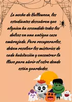Vista previa - Unidades / Secuencias / Situaciones de Aprendizaje - ESCAPE ROOM HALLOWEEN: Rescatar los dulces perdidos - página 3
