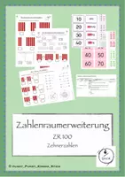 Vorschau - Stundenentwürfe - Zahlenraumerweiterung ZR 100 - Einführung Zehnerzahlen - Deckblatt