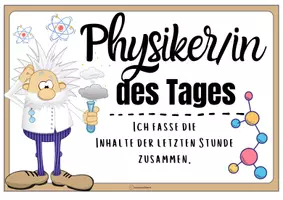 Vorschau - Bildkarten - Physiker des Tages - Ritual für den Unterrichtseinstieg - Seite 1