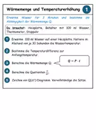 Vorschau - Stationenlernen - Lerntheke - Grundgleichung der Wärmelehre (mit SE) - Seite 3
