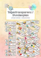 Vorschau - Poster - Tagestransparenz - Stundenplan - Tagesablauf - Deckblatt