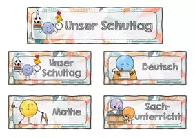 Vorschau - Poster - Tagestransparenz - Stundenplan - Tagesablauf - Seite 3