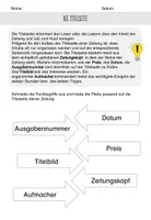 Vorschau - Unterrichtsreihen - Zeitungsprojekt: Bestandteile, Aufbau, Schlagzeilen, Bericht schreiben - Seite 2