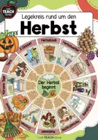 Vorschau - Stationenlernen - Legekreis - Der Herbst beginnt - Deckblatt